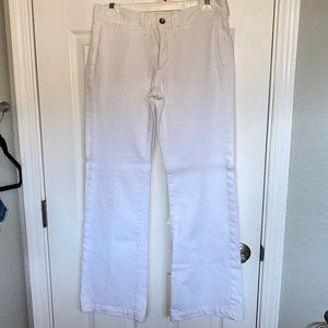 Banana Republic Wide Leg White Denim